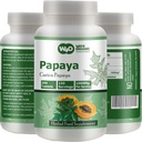 Capsules d'extraits de feuilles de papaye (comprimés) - 300 pilules, 150 portions, 1000 mg, soutient l'immunité et la digestion des plaquettes* (paquet de 1)