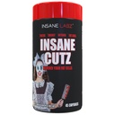 Insane Labz Insane Cutz Intense Fat Burner pour les hommes et les femmes, supplément thermogénique de perte de poids avec extrait de racine de dandelion alimenté par AMPiberry, Suppresseur de l'appétit - 45 Srvgs quotidiens (45 capsules)