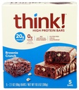 Glanbia Performance Thinkthin Haute Protein Bars, Brownie Crunch, 5 ct