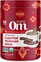Om Mushroom Superfood Peppermint Hot Chocolate Blend – Poudre de champignons de cacao avec Lion, Reishi, Chaga & Turkey Tail – Immune Santé, Focus & Stress Support – 4,44 oz Canister (14 portions)
