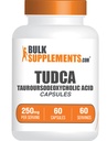 BulkSupplements.com Capsules TUDCA - Supplément TUDCA, Tauroursodeoxycholic Acid, TUDCA 250mg pour le soutien du foie - Sans gluten, 1 Capsule par portion, 60 Capsules (paquet de 1)