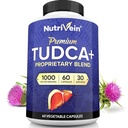 Nutrivein Premium TUDCA+ Supplément de soutien du foie 1000mg - 30 jours d'approvisionnement (60 capsules): TUDCA Supplément sels de bile pour le bien-être du foie