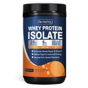 DRFOSTER Whey Protein Powder Isolate - Unflavored, Grass-Fed, 26g Protein & 6g BCAAs for Muscle Growth & Recovery, Sugar Free & Keto Friendly, 1.1LB, 16 Servings