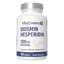 Diosmin Hesperidin 1200 mg Complex, 180 Capsules, Citrus Bioflavonoids Rich Fruit Extract, 100% Vegetarian, Non-GMO & Gluten Free Diosmin Supplement with Max Strength
