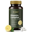Diosmin Hespéridin avec des vitamines Rutin & B. Supplément de soutien vein pour le confort des jambes, la circulation saine, la force veinière et l'amélioration de la mobilité - 60 capsules