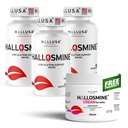 Hallusa Natural Hallosmine 300mg Diosmin + Bonus Leg Cream | High Potency Circulation & Vein Support Supplement for Vascular Health, Visible Veins, Swelling & Heavy Legs, 180 Capsules