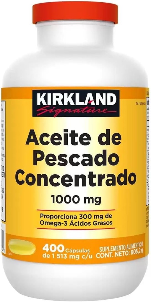 Kirkland Signature Fish oil 1000mg, 400 Count