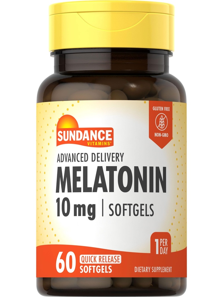 Sundance Melatonin 10mg.60 Softgels Livraison avancée.