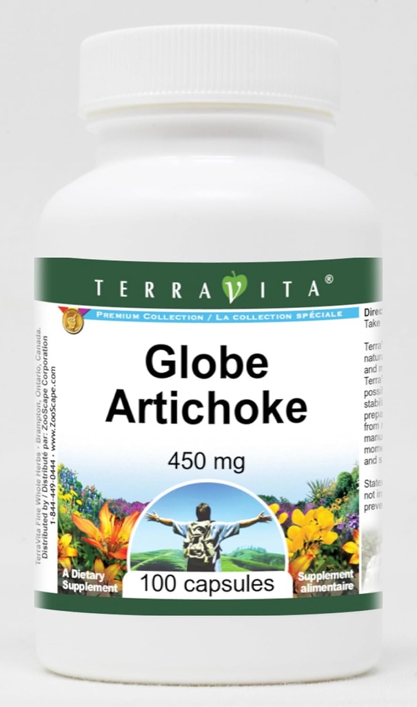 Globe Artichaut - 450 mg (100 gélules, ZIN: 520262)