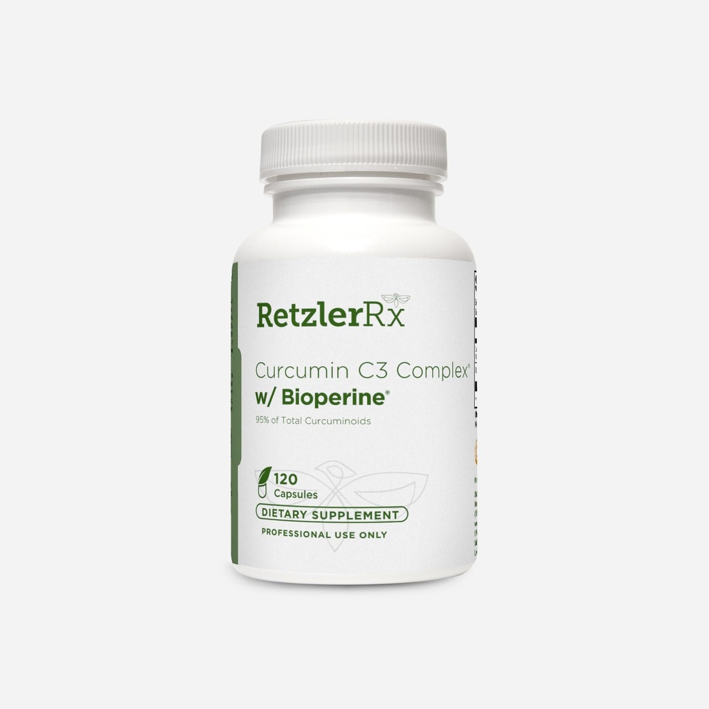 Curcumin C3 Complex ® with BioPerine ® - Ultra HIGH Potency - 120 ea. - Each 500 mg Capsule Features a Turmeric Extract standardized to Curcuminoids - Trademarked and Patented