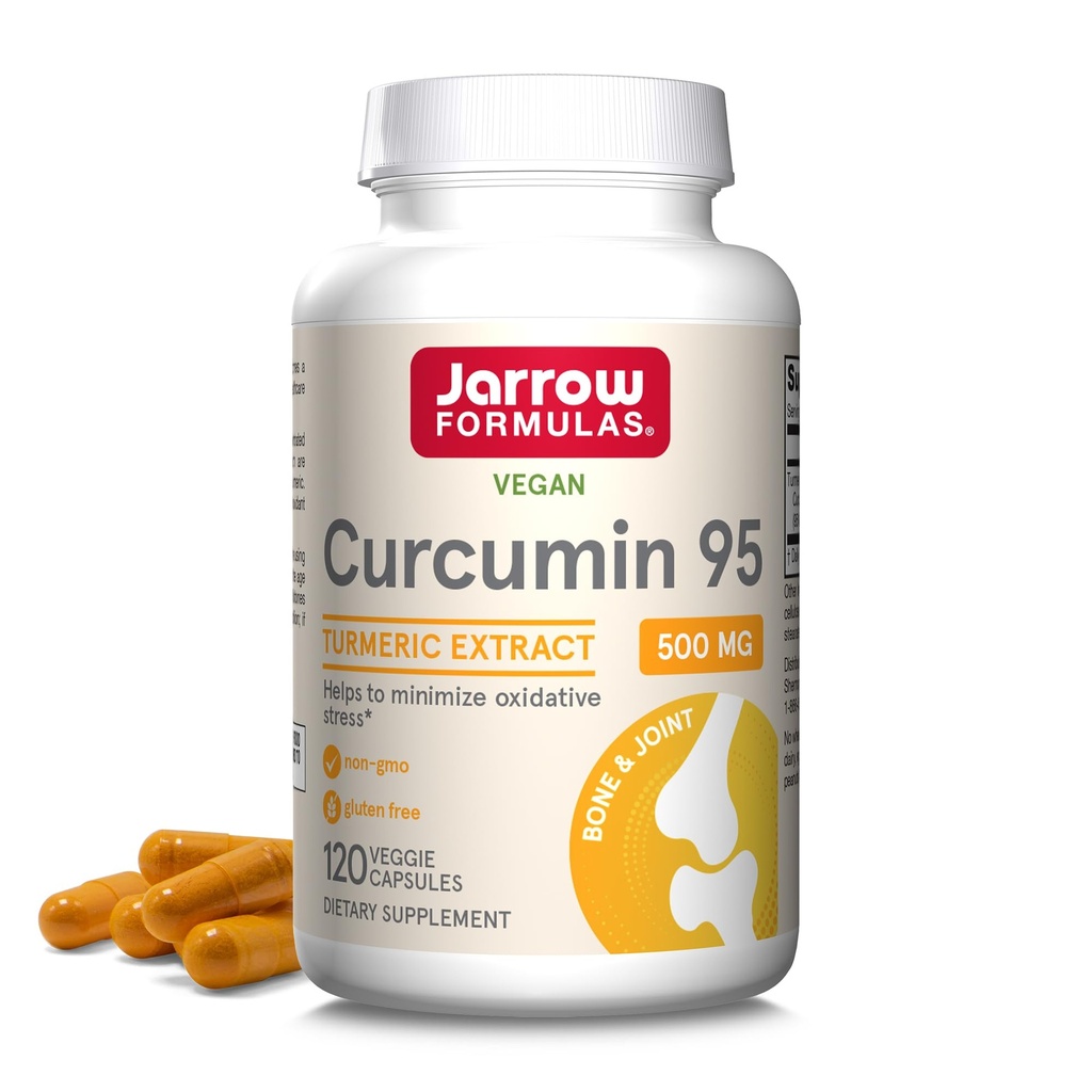 Jarrow Formulas, Curcumin 95, 500 mg, 120 Veggie Caps