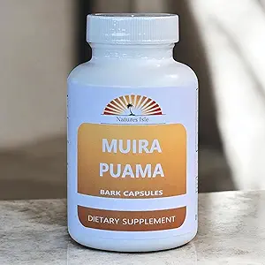 Generic Muira Puama Bark Powder Capsules 500mg - 120