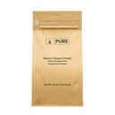 Ingrédients originaux purs en poudre de collagène marin (1 lb) naturel et non aromatisé, peptides protéiques, sac refermable