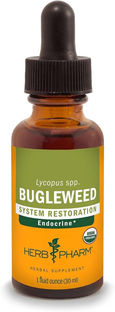 Herb Pharm Bugleweed Liquid Extract for Endocrine System Support - 4 Once