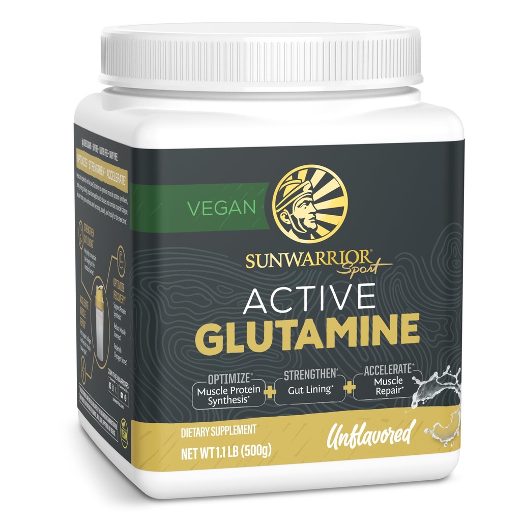 L-Glutamine Powder Glutamine Supplement Support Muscle Recovery Gut Health Support Reduce Soreness Amino Acids Boost Protein Synthesis Accelerates Recovery Post-Workout 100 Servings Unflavored