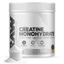 RAW Nutrition Poudre monohydratée de créatine, non aromatisée (30 portions) - Supplément monohydraté de créatine micronisé pour la performance d'entraînement, construire les muscles et la force - Poudre de créatine pour les hommes et les femmes