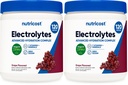 Nutricost Electrolyte Complex Powder (120 Servings, Grape) - Hydration Supplement Drink Mix with Vitamins and Minerals (Pack of 2)