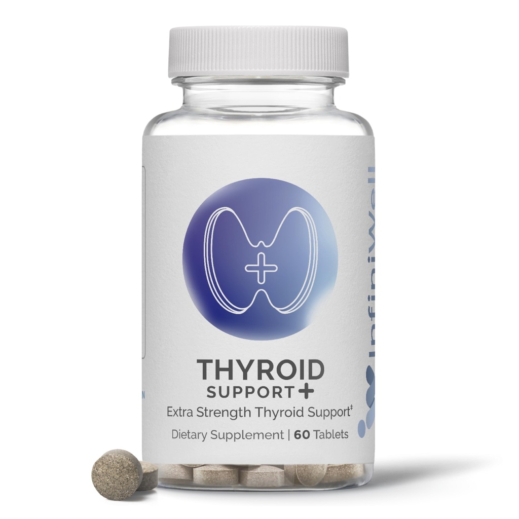 InfiniWell Thyroïde Support+ - Complexe de support thyroïde ciblé - Promouvoir la signalisation hormonale, la santé métabolique et la production d'énergie mitochondriale - avec Guggulsterone E-Z (60 comprimés)