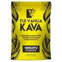 Fiji Vanua Kava Vanuatu poudre, Kava poudre de racine faite à partir de Kava Noble pur avec racines latérales séchées au soleil, Premium avec Kavalactones, facile à préparer moyenne Grind Kava, 16 oz, 1 livre