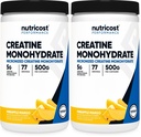 Nutricost Creatine Monohydrate Powder (Pineapple Mango, 500 Gram) - Micronized Creatine Supplement - Vegan, Non-GMO, Gluten Free (Pack of 2)
