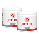 Reflux - Supplément digestif - Chaque tub = 30 scoops = 30 portions - Support mucosal pour les problèmes acides - avec Mucosave FG et Elm Bark slippery (2 tubs)