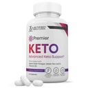 Premier Keto ACV Pills 1275MG Keto Soutien Mélange Alternative aux Gommies Formulé avec vinaigre de cidre de pomme Extra huile d'olive vierge en poudre Feuille de thé verte 60 Capsules