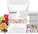 Know Brainer Purest Electrolyte Variety Pack – Hydratation des aliments entiers - Fruits séchés au gel biologique et sels de mer solaires pour l'équilibre électronique ultime
