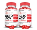 (2 Pack) Blast Off Keto ACV Gummies Advanced Formula 1000MG Blast Keto Gummies Apple Cider Vinegar Formulated with Pomegranate Beet Juice Powder B12 Vegan Non GMO 120 Gummys