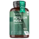 WeightWorld Psyllium Husk Capsules 1500mg par portion, 240 Capsules Vegan - 4 mois d'approvisionnement - pour la santé digestive - Supplément quotidien en fibre de musc de Psyllium - Non-OGM, GMP-Approuvé, et sans allergène