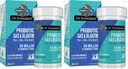 Jardin de la vie Dr Formulé Pré, post et probiotiques Gaz et ballonnement une fois par jour 3-en-1 Prébiotiques complets, postbiotiques et probiotiques – 50 milliards UFC, non-OGM, sans gluten, 30 jours d'approvisionnement, (paquet de 2)