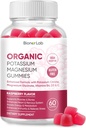 BionerLab Potassium Magnésium Gommies avec vitamine D3 B6 C - Haute absorption Potassium 99mg Magnésium Glycinat 250mg Suppléments à croquer pour femmes Hommes Adultes Enfants