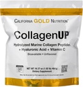 California Gold Nutrition CollagenUP®, Peptides de collagène marin hydrolysé avec acide hyaluronique et vitamine C, non aromatisés, 1,02 lb (464 g)