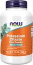 MAINTENANT compléments alimentaires, poudre de citrate de potassium, soutient équilibre électrolytique et pH normal*, minéral essentiel, 12-Ounce