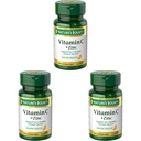 Nature's Bounty Vitamine C + Zinc, supplément de vitamine, soutient la santé immunitaire, 60 mg, 60 comprimés (paquet de 3)