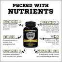 Gommies BIGBEARD THICKGROW - Obtenez une formule de croissance plus forte, plus longue et plus épaisse pour les hommes avec biotine, B12 et 10+ Elite Beard-building vitamines nutriments 60 Gommies aromatisées aux cerises!