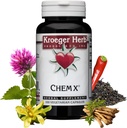 Kroeger Herb Products, Chem X, Daily Detox and Cleansing Formula, Red Clover, Yellow Dock, Paprika soutient la fonction hépatique de santé - non-OGM, sans gluten, sans conservateurs, fabriqués aux États-Unis