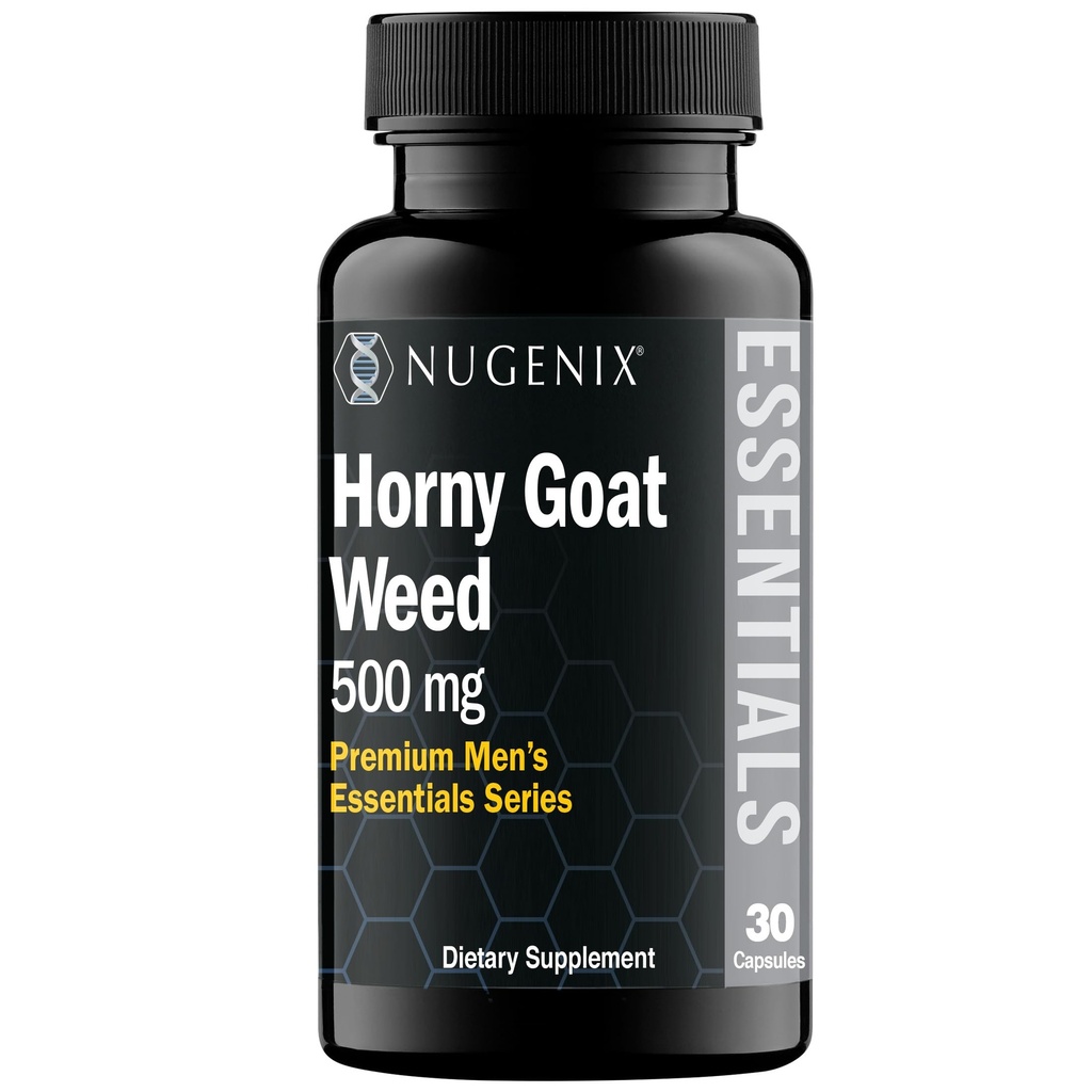 Nugenix Essentials Extrait de mauvaises herbes Horny Goat - Extrait Epimedium - 30 Capsules