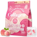 Collagen Gummies for Women, Hydrolyzed Collagen Peptides Type I, II, III, V, X, 0 Sugar - Collagen Gummies for Skin, Wrinkles, Hair, Nails, Digestive & Immune Health, 60 Days Supply