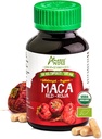 Amazon Andes Red maca Root Capsules - Female Health Supplement - Natural Energizer - USDA NOP Certified - Genitalized, Non GMO & Gluten Free - 100 Vegan Pills (1500mg per Serving) - Made in Peru