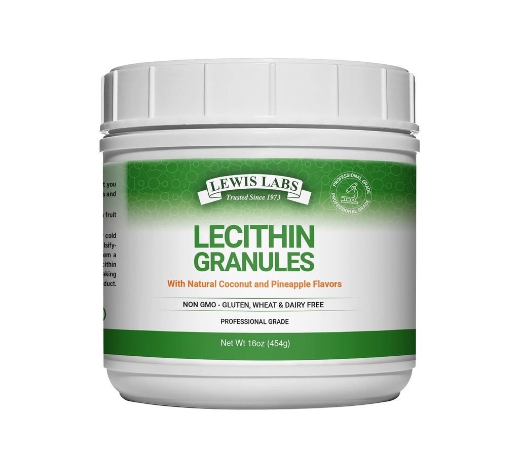 Lecithin Granules Supplement | Natural Soy Lecithin Powder is an Excellent Source of Phosphatidyl Choline | Lactation Support, Immune Function & Support Brain Health, 16 oz