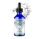 Mélatonine liquide FWS gouttes pour les adultes et les enfants - 99% Mélatonine bioactive pure - bio, non-OGM, végétalien - ingrédients minimaux - Dosage ajustable facile - aide à promouvoir le sommeil reposant - 2oz