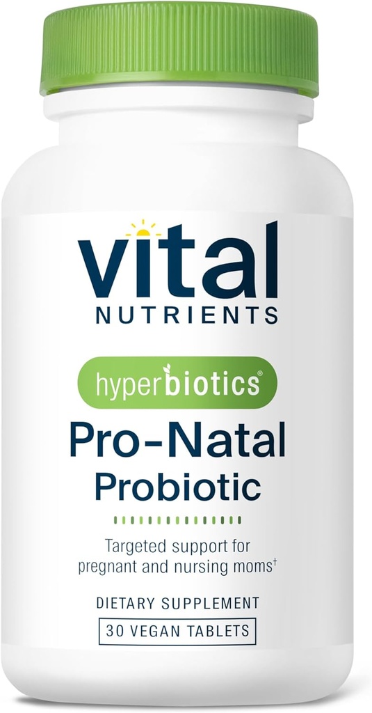 Hyperbiotiques Nutriments vitaux Probiotiques prénatals pro-nataux pour les femmes Support pour les nausées occasionnelles, l'éblouissement et l'essence