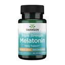 Mélatonine triple force de Swanson - Soutien au sommeil naturel pour les cycles de sommeil interrompus - (60 capsules, 10mg chacune)