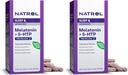 Natrol avancé Sleep Melatonine + 5HTP, complément alimentaire pour le sommeil reposé, 60 comprimés de libération dans le temps, 60 jours d'approvisionnement- Pack de 2