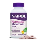 Natrol rapide Dissolve Mélatonine 10 mg, suppléments de mélatonine pour le sommeil reposant, soutien du sommeil pour les adultes, 60 comprimés aromatisés aux agrumes, jusqu'à un approvisionnement de 60 jours