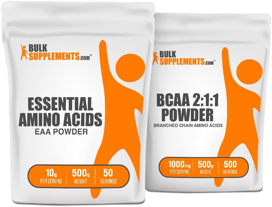 Compléments en vrac Poudre EAA 500g + BCAA 2:1 500g