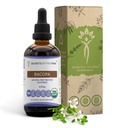 Bacopa USDA Biologique , Extrait d'alcool-FREE, gouttes d'herbes à haute puissance, relaxation, effet cognitif positif , Fabriqué à partir de 100% Bacopa biologique certifié (Bacopa Monnieri) Herbe séchée 4 oz