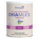 Poudre de supplément de fibre de chia prébiotique de Chia – pour le contrôle de l'appétit et la santé digestive – Chia Fibre et racine de chicorée (inuline) – sans gluten et sans sucre, végétalien, non-OGM, non aromatisé - 100 portions