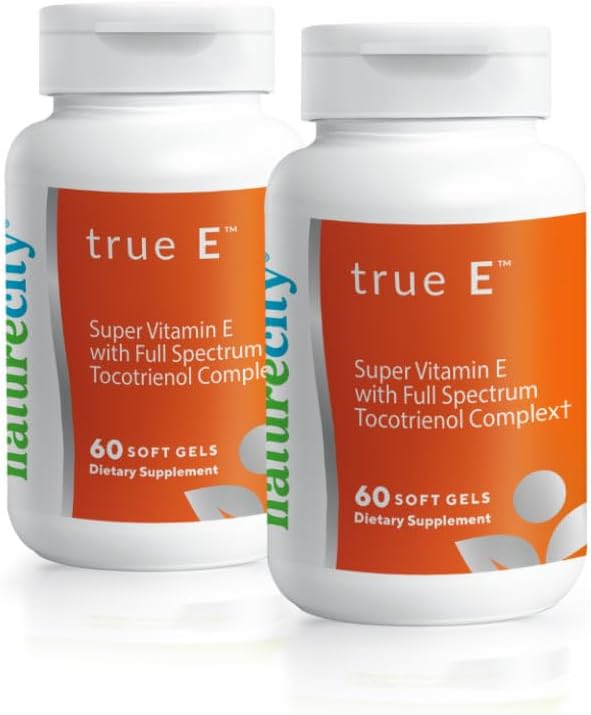 NatureCity True-E Full Spectrum Tocotriénols Vitamine E & complément naturel de tocophérol Alpha durable Tocotriénols d'Evnol Suprabio. Gels mous