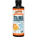 Barlean's Total Omega 3 6 9 Supplément d'huile de poisson liquide avec de l'huile de bore et de lin, crème orange, 2 400 mg d'EPA, d'acides gras DHA et GLA, 16 oz